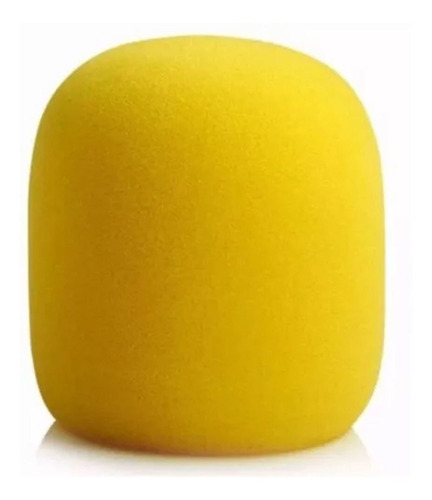 Espuma Amarela Pop Filter Protetora De Microfone - Uni