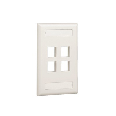 Nk4fiwy Placa De Pared Vertical, Salida Para 4 Puertos, Con