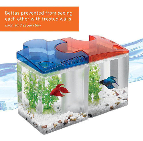 Aqueon Betta Puzzle Half Gallon Aquarium Kit,