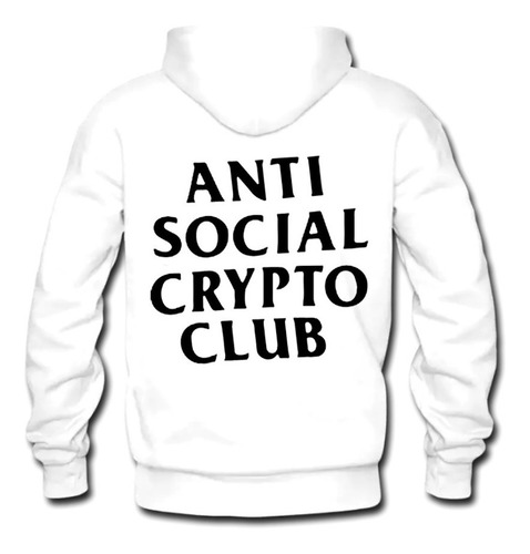 Sudadera Con Gorro Anti Social Crypto Club