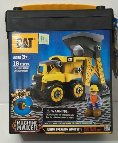 Cat Constructor Maquina De Obra Caja Matotoys