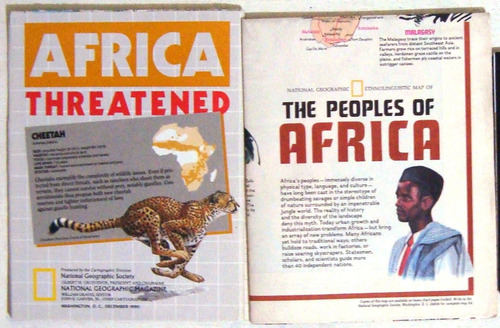 Africa Mapas Nat Geo 4 Africa Ingles Politico Pueblo Natural