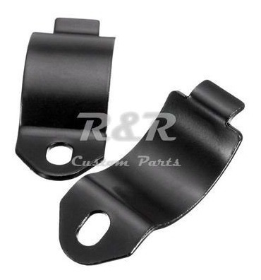 Suporte Para Piscas Adaptador Universal 30 A 39mm Preto -par