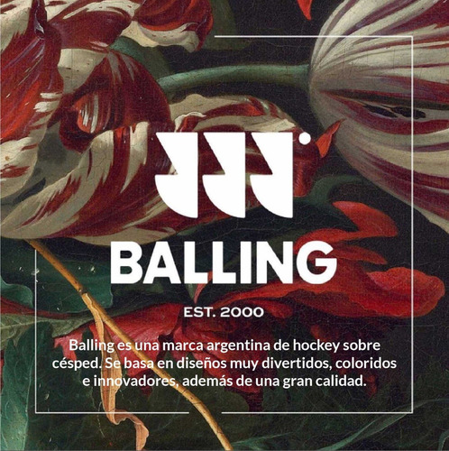 Palo Balling De Hockey Padouk Sticker Y Pala Pintada - Btu