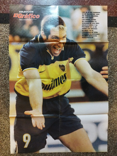 Póster Grande Martin Palermo Boca Juniors El Gráfico 