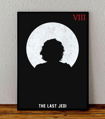 Cuadro 33x48 Poster Enmarcado Star Wars The Last Jedi Ep 8