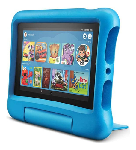 Tablet Con Funda Amazon  Kids Fire Hd 8  32gb Purple 2gb Ram