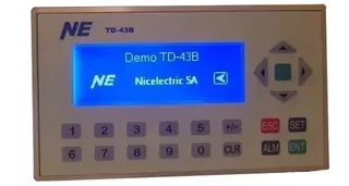 Pantalla Hmi Económica Td43 Teclado Lcd Plc