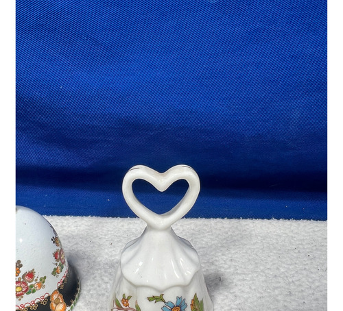 Antiguas Campanas Campanitas De Porcelana Selladas (Usado)