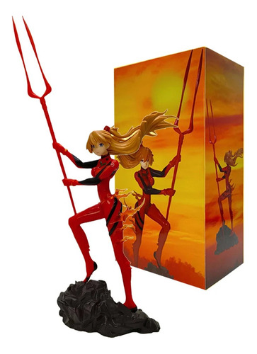 Figura Evangelion Asuka Langley Neon Genesis Eva Pvc