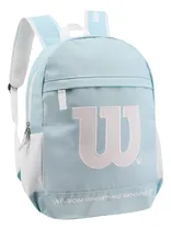Comprar Mochila Espalda Escolar Urbana Wilson Sport Fit Original Turquesa\u002Fblanco Diseño