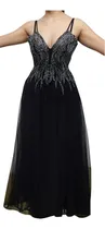 Comprar Vestido Gala Quince Madrina Brillos Lentejuelas M Amplio