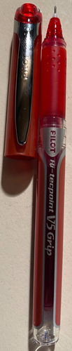 Lápiz Tinta Hi-tecpoint Grip V5 Rojo 0,5 Pilot - 12uni