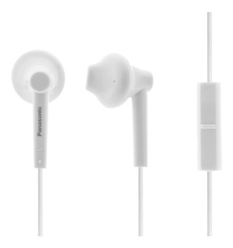 Auriculares Panasonic Manos Libres Comfort Fit Rp-tcm55 Color Blanco