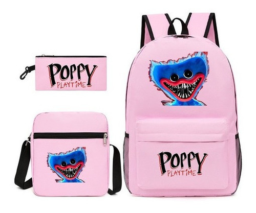 3 Unids/set Amapola Playtime Huggy Wuggy Mochila