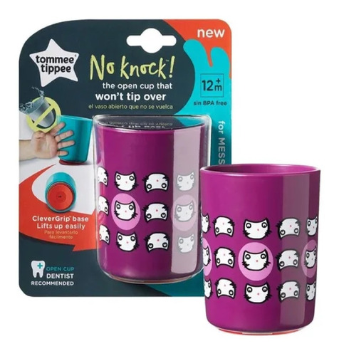 Vaso No Knock! Abierto Antivuelco 12m+ Tommee Tippee