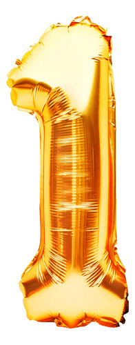 Globos Metalizados Números Dorados- 32 Pulgadas - Lollipop