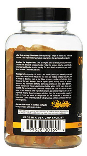 Controlled Labs Suplemento De Aceite De Pescado De Naranja O