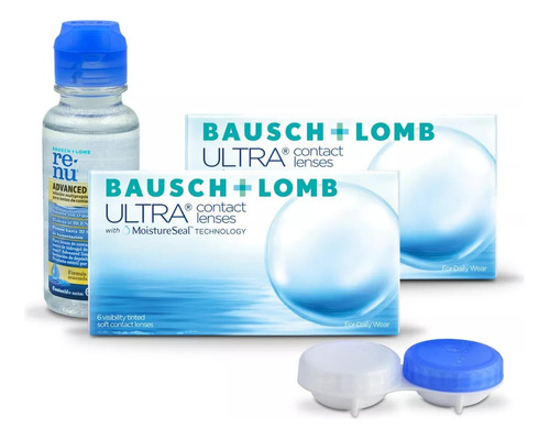 Paquete Lentes De Contacto Bausch & Lomb Miopía E Hipermetro