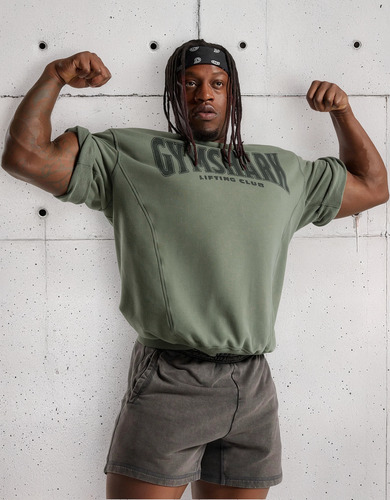 Gymshark Heritage Washedshortsleeve Crew Sudadera