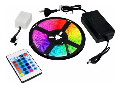 Cinta Rgb 5050 2mts Tira Led Usb Para Tv, Pc+ Control Remoto Color de la  luz Multicolor