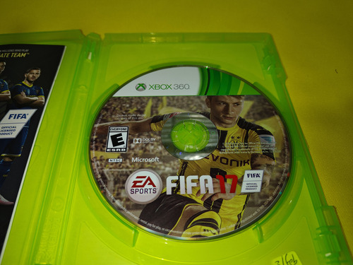 Fifa 17 Xbox 360 Original Disco En Buen Estado Y Funcionando (Usado)