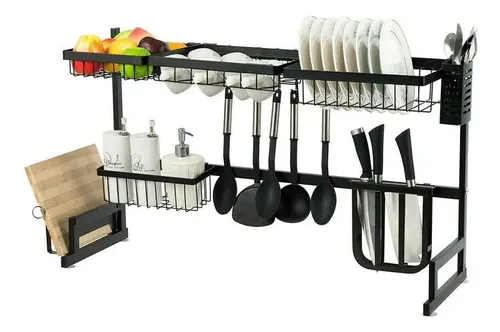 comprar Escurridor Acero Inox 85x52x32cm Con Estantes Sobre Pileta G