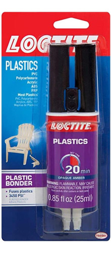 Pega Plástico Abs Pvc Acrílico Policarbonato Loctite Usa
