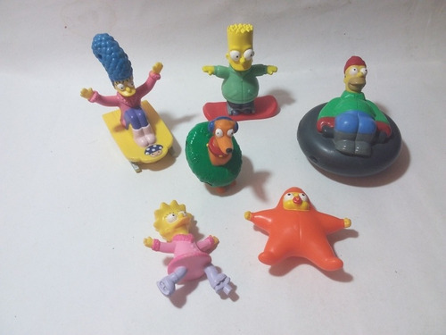 Set Juguetes Los Simpsons- Burger King Y Fox- 2012