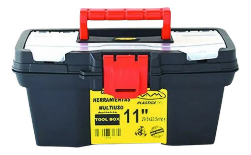 Caja de herramientas Plastica VC 1040 de plástico 14.5cm x 29.5cm x 13.5cm negra