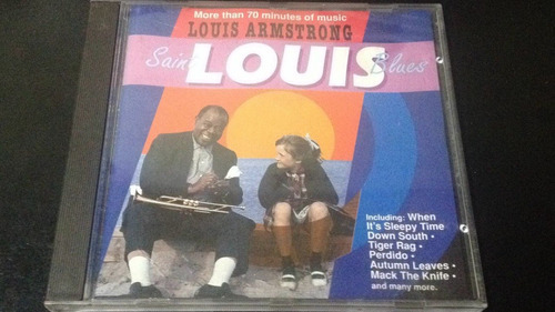 Louis Armstrong  Saint Louis Blues (holanda) Cd Nuevo 