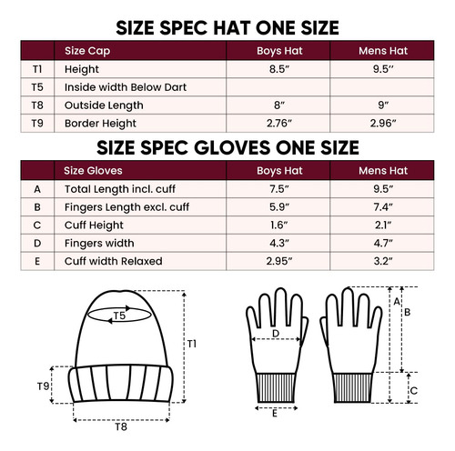 Gorro Ultra Game Core Fan Con Juego De Guantes