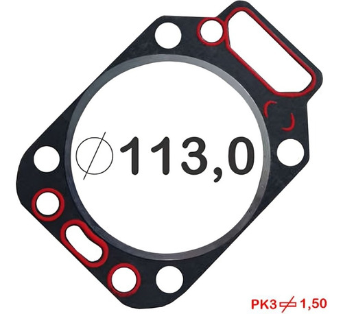 Junta Cabeçote Mwm D226 D227 D229 Motor 4.10 X10 Diesel 4pçs
