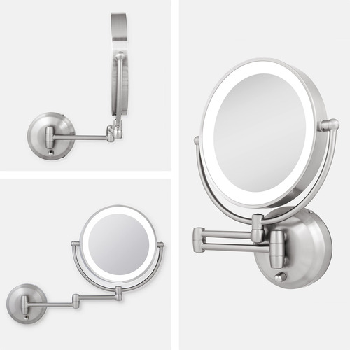 Espejo De Maquillaje Zadro 11 Led Montado En La Pared, 10 X