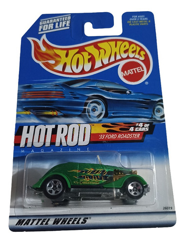 Hot Wheels 33 Ford Roadster Serie Hot Rod 1999 Vintage