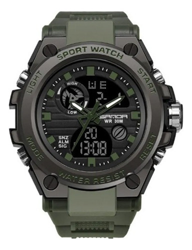 Sanda739 Reloj Casual Militar Resistente Al Agua Para Hombre