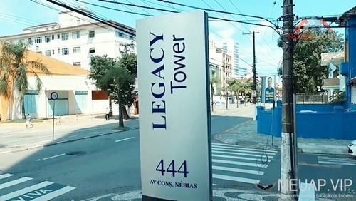 Imagem 21 de 23 de Sala Comercial Para Venda Em Santos - Legacy Tower - Sl266 - 34632439