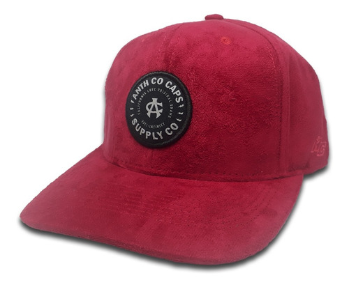 Boné Anth Co Aba Curva Bordado Ajustável Snapback Camurça