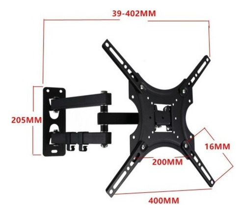 A Soporte For Television De 32 A 55 Ultradelgado Con Brazo