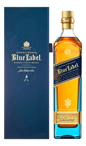 Petaca Whisky Johnnie Walker Blue Label 200ml 