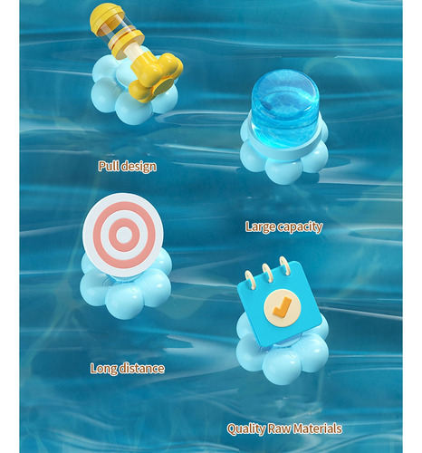 4pc Pistola De Agua Para Fuegos Artificiales For Pool Party
