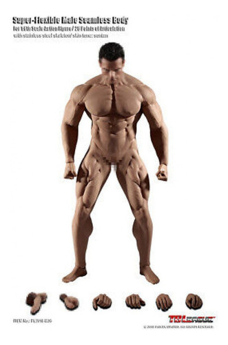 Jj Modelo De Cuerpo Musculoso Tbleague Phicen De Hombre 1/6
