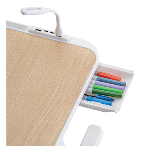 Multi Mesita Hogar Plegable Betterware Con Lampara