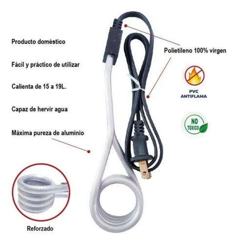 Calentador De Agua Hyper Tough Calienta De 15 A 19 Litros