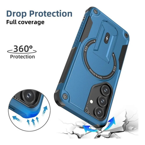 Funda Antirrayas Con Soporte For Samsung Galaxy S25/s24