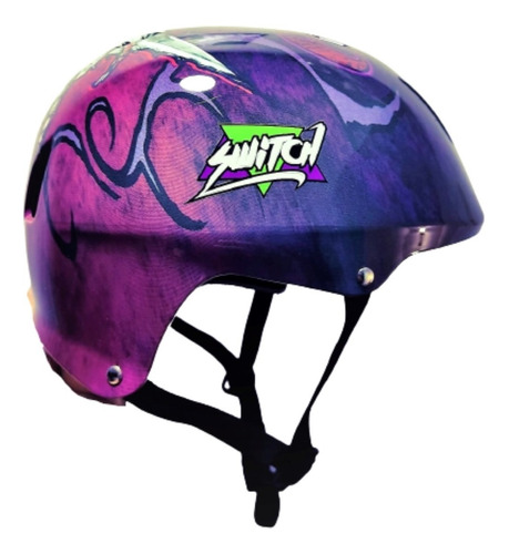 Casco Para Bicicleta Scooter Skate Longboard Diseño Juvenil