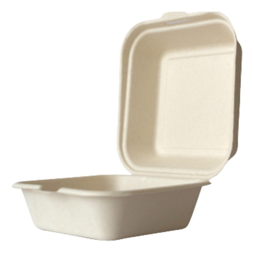 50 Envases Compostables 15x15x8