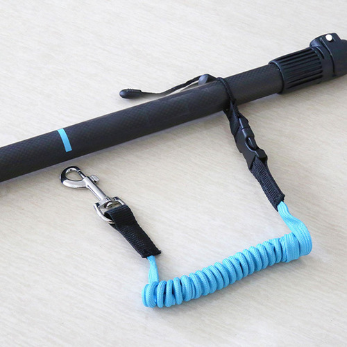 Cordón En Espiral Cuerda Kayak Paddle Leash Paddle Azul