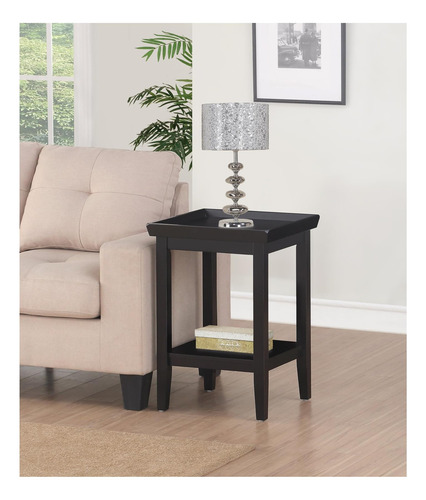 Mesa Concepts Ledgewood En Negro, Diseño Moderno