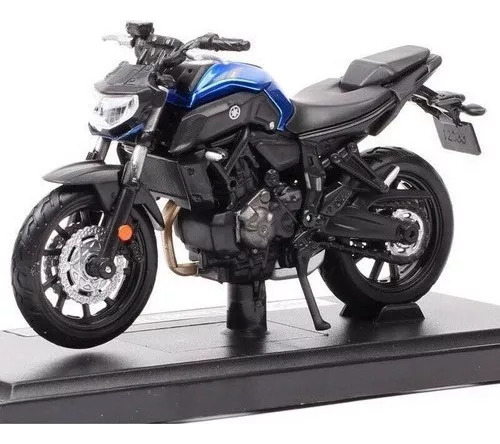 Xx Maisto Yamaha 2018 Mt-07 1/18 Modelo Fundido A Troquel